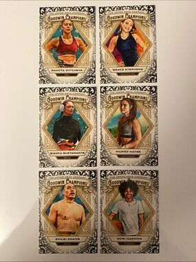 2025 Goodwin Champions Glossy Black Lot (6 Cards)